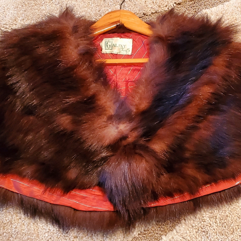 Mint fur stole